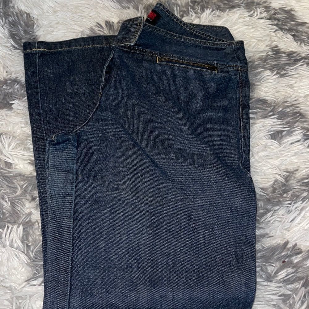 New York & Co Denim Trouser Pants Size 10